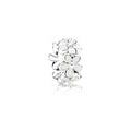 Charm Separador Flores Blancas Plata