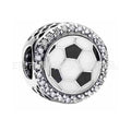 Charm Balón de Fútbol con Cristales Brillantes