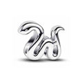 Charm Separador Serpiente Elegante Plata