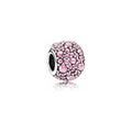 Charm Separador Rosa Brillante