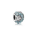 Charm Tipo Pan Estrella de Mar con Circonitas Azules