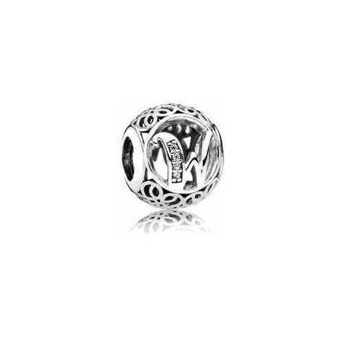 Charm Separador "W" Brillante