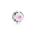 Charm Separador Flor Rosa Brillante