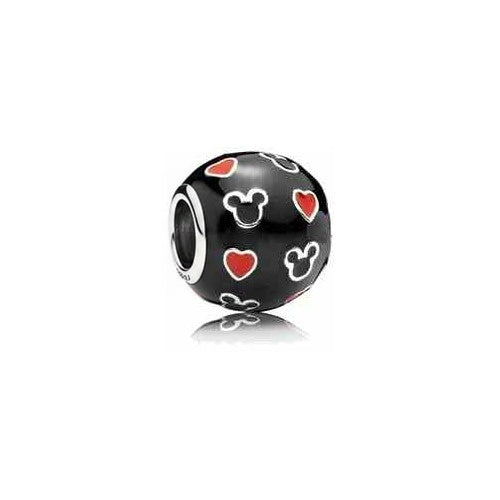 Charm Separador Mickey y Corazones Mickey Mouse