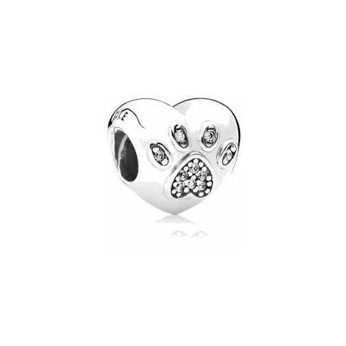 Charm Corazón Huella de Amor
