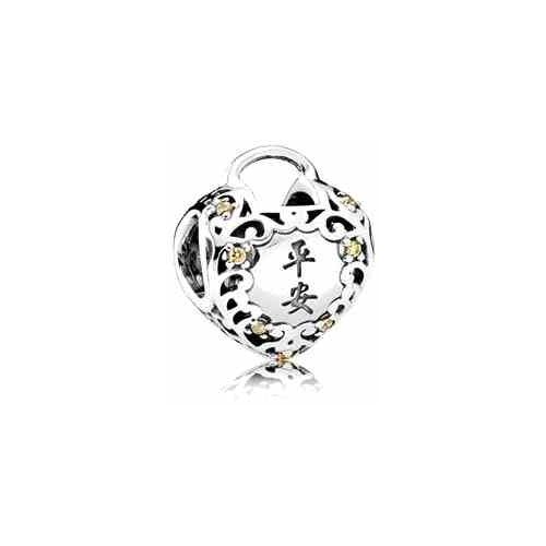 Charm Corazón "Paz y Seguridad"