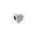 Charm Corazón Burbujas y Circonitas