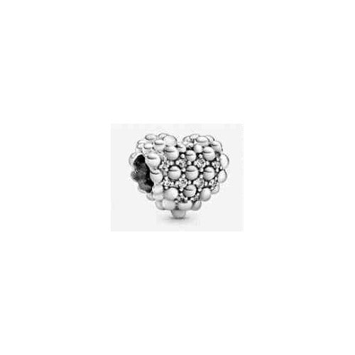 Charm Corazón Burbujas y Circonitas