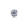 Charm Separador tipo Zafiros Azules