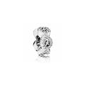 Charm Separador Pavé Gota y Círculo