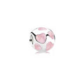 Charm Corazones Rosas Brillantes