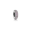 Charm Doble Fila Rosa