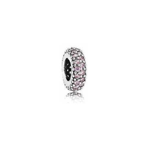 Charm Doble Fila Rosa
