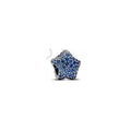 Charm Separador Estrella Azul Brillante