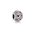 Charm "Minnie Corazones" Plata y Circonitas