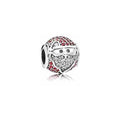 Charm Santa Claus Navideño en Plata Esterlina y Circonia Cúbica