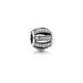 Separador de Pavé Brillante en Plata
