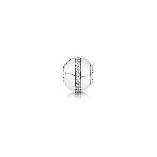 Charm Esfera Pavé Plata 925 y Circonitas