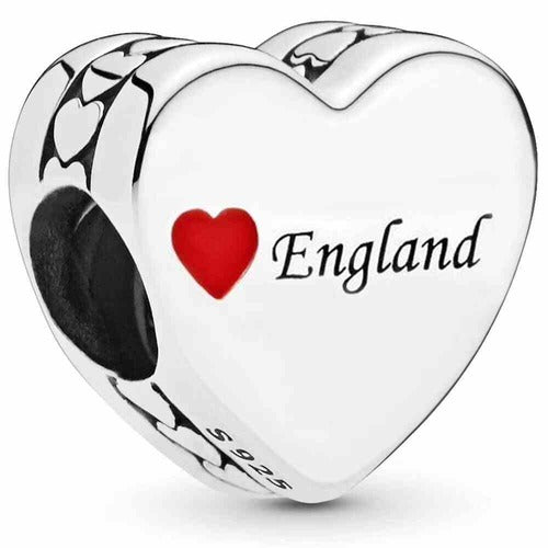 Charm Corazón "I Love England"