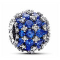 Charm Separador Esfera Azul Radiante