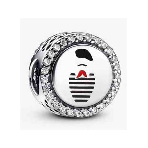 Charm Figura Francesa con Chaleco Rayado
