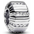 Charm Separador Plata con Circones