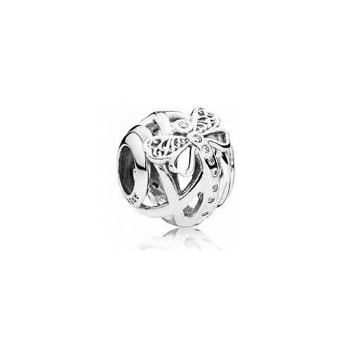 Charm Abeja Radiante en Plata Esterlina