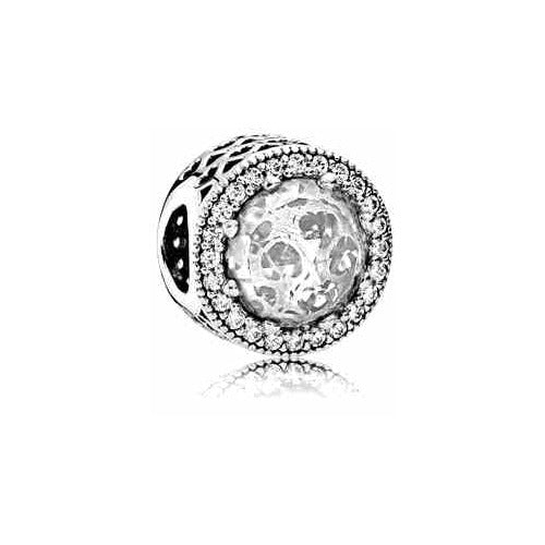 Charm Separador Luna Brillante Esterlina