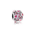 Charm Corazones Rosas y Rosados