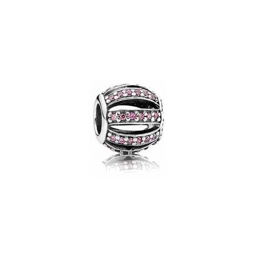 Charm Separador Rosa Pavé