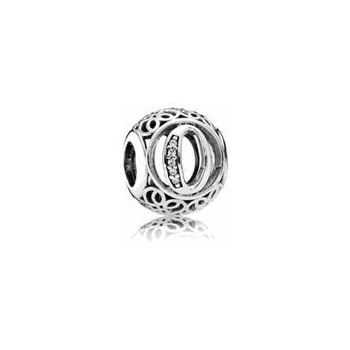 Charm Separador 'O' Brillante