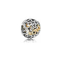 Charm "Best Friends" Mickey y Minnie en Plata y plata
