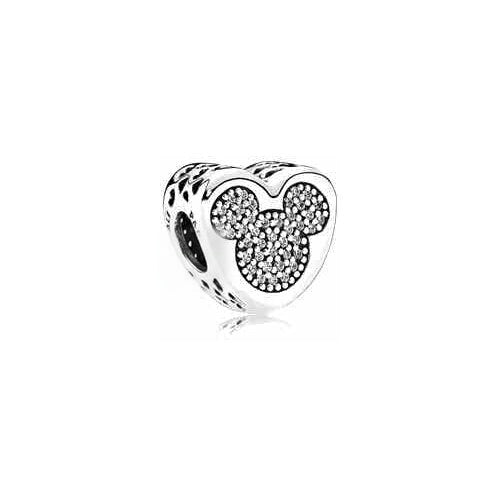 Charm Corazón Mickey Brillante