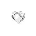 Charm Separador Corazón Infinito Brillante