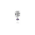 Clip Corona de Laurel Morada