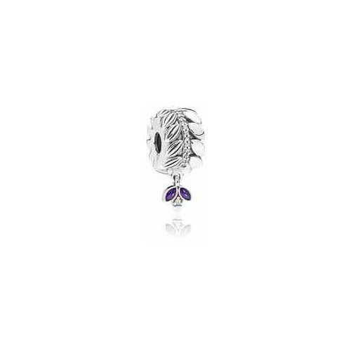 Clip Corona de Laurel Morada