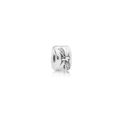 Charm Clip Lazo Brillante