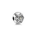 Charm clip Copo de Nieve Brillante