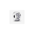 Charm Clip Corazones Brillantes