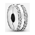 Charm Clip Brillante Plata 925