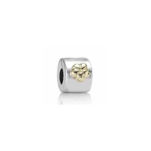 Clip de Flor plata
