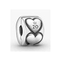 Charm Clip Corazones '20'