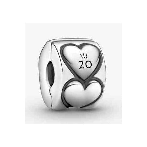 Charm Clip Corazones '20'