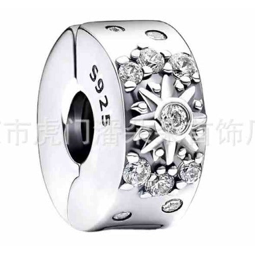 Charm Clip "Estrella Polar" S925 con Circonitas