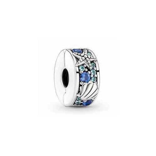 Charm Clip Clip de Mar Estrellas Marinas y Conchas