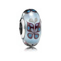 Charm Separador Cristal Mariposa Celeste