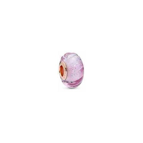 Charm Separador Cristal Rosa Brillante