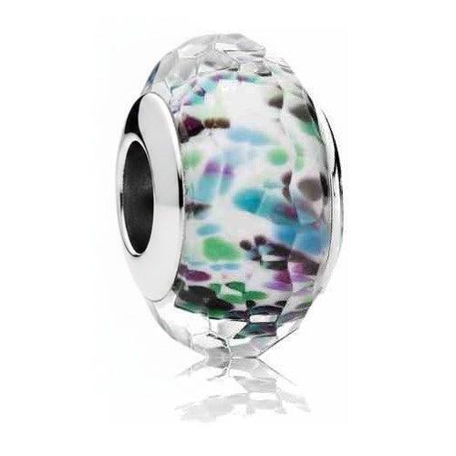 Charm Separador Cristal Multicolor Facetado