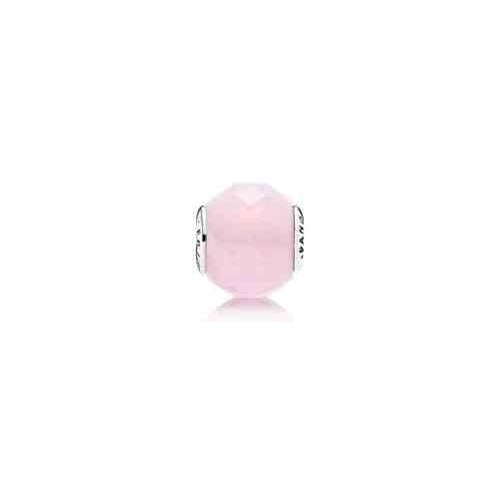 Charm 'Rosa tipo Cuarzo' Facetado