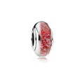 Charm Separador Cristal Rojo Centelleante